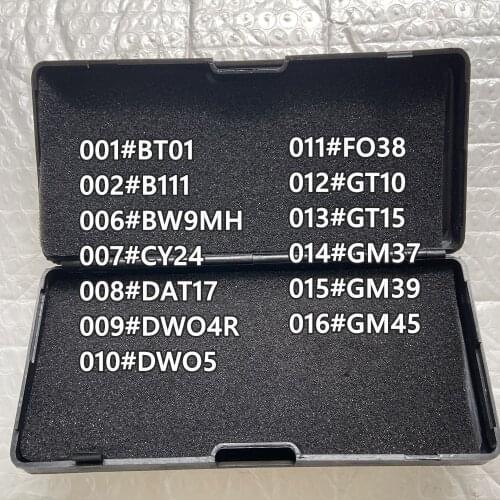 1-16 LiShi 2 in 1 BT01 B111 BW9MH CY24 DAT17 DWO4R DWO5 FO38 GT10 GT15 GM37 GM39 GM45 Locksmith Tools For All Types