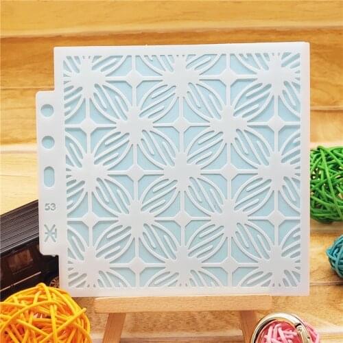 13*14CM Line Shield DIY Cake Scrapbook Stencils Hollow Embellishments Printing Lace Ruler Valentines Day