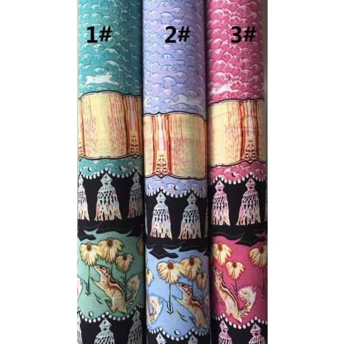 145cm width Paris pearl Chiffon fabric animal pattern for skirt suit-dress CH-1213