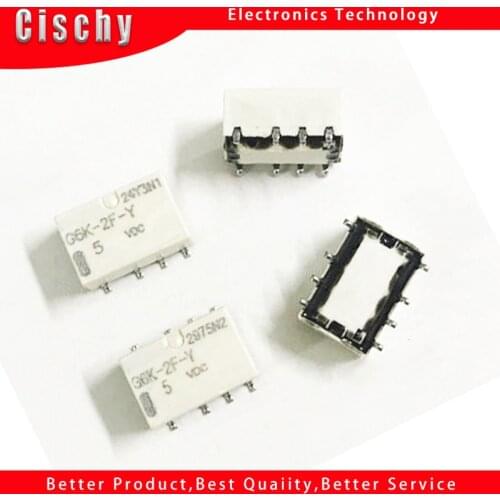5PCS Relay G6K-2F-Y-5VDC G6K-2F-Y-DC5V G6K-2F-Y-5V New and original