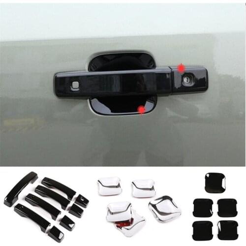 For Land rover Defender 110 90 2020-22 Accessories Car Exterior Door Bowl Handle Cover Trim Diablo Obsidian styling Protection