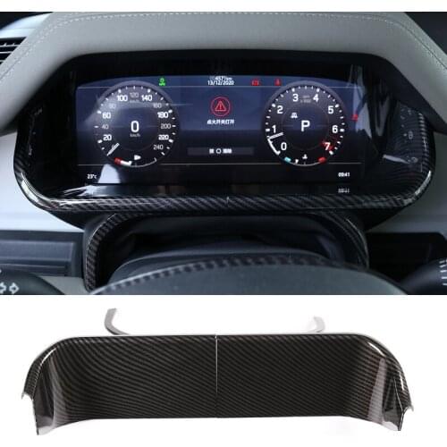ABS Car Styling For Land Rover Defender 110 130 2020 Car Dashboard Display Decorative Frame Car Interior Accessories 2 Style