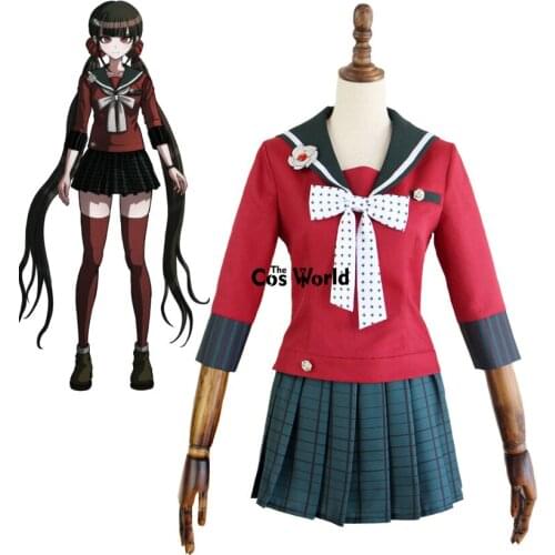 Danganronpa V3: Killing Harmony Harukawa Maki Sailor Suit School Uniform Tops Skirt Outfit Anime Cosplay Costumes