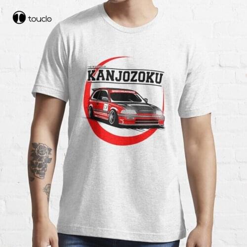 Civic Ef Kanjozoku Civic Typer Kanjo T-Shirt Cotton Tee Shirt