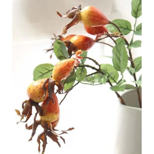5pcs per lot artificial pomegranate greenery simulation bush flower for home and wedding decoration fake flower plants