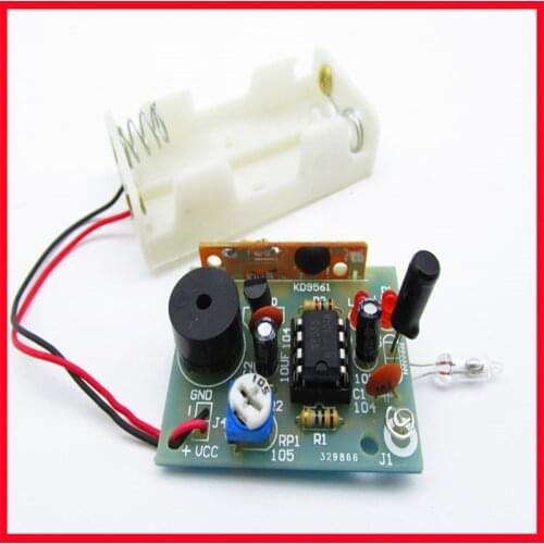 Touch vibration alarm kit NE555 door opening alarm multi-function alarm electronic teaching kit