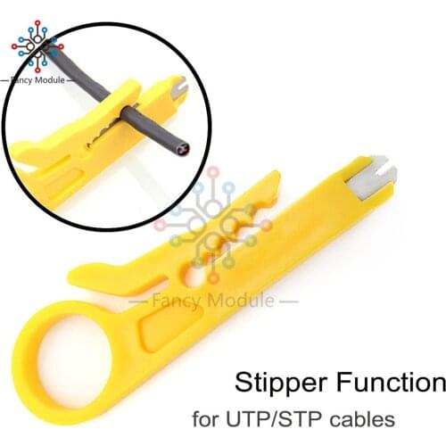 Mini Wire Stripper Impact Punch Down Tool for RJ45 Cat5,data telephone line,computer UTP cable Network Cable Stripping Tool