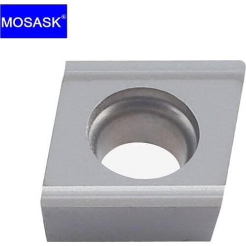 MOSASK 10PCS CCGT R-H ZN90 ZP15 ZP163 Diamond Shaped Metal Working Lathe Tungsten Finish Machining Grinding Insert Cutter