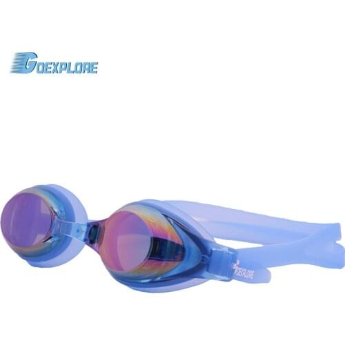 Goexplore Professional Waterproof Plating Clear Double Anti-fog Swim Glasses Anti-UV Men Women Eyewear Pool Swimming Goggles