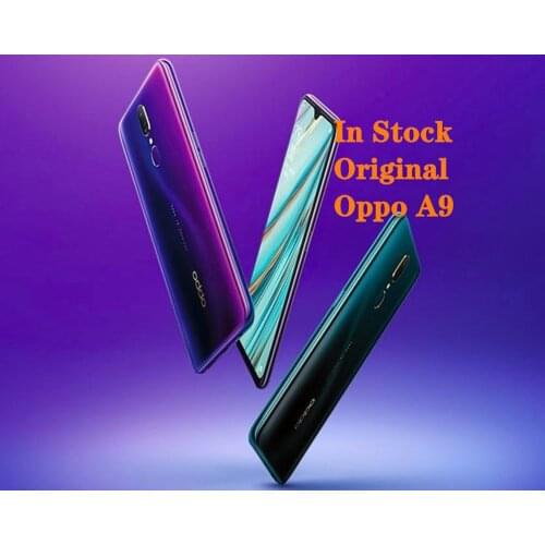 New Orginal OPPO A9 Mobile Phone Android 8.1 Octa Core 6.53" 6+128G Cellphone Back Fingerprint 16MP 3D Body 4020mAh