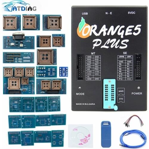 V1.35 Orange5 Plus OEM Orange 5 ECU Programmer Orange 5 Full Adapters Universal Programer Orange 5 OEM Programmer Device Orange5
