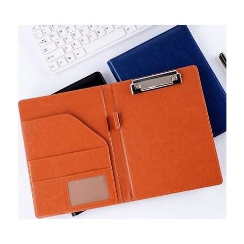 Organizer A4 B5 Business Multi-function Sales File Folder PU Leather Kawaii Document Bag Office Supplies Stationery Custom LOGO