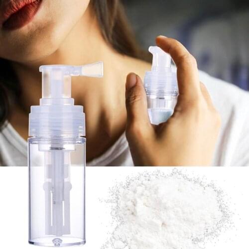 Portable Powder Sprayer PET Spray Bottle Empty Powder Spray Travel Bottle for Dry Shampoo Glitter Fragrance Powders