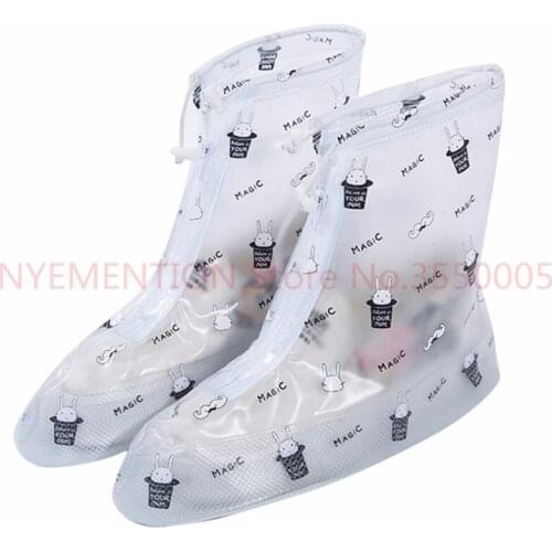 Anti-Slip Waterproof Thickened Men Women Reusable Shoes Covers Rain Protective Cover For Shoes Worldwide Sale Hot 1 50pair