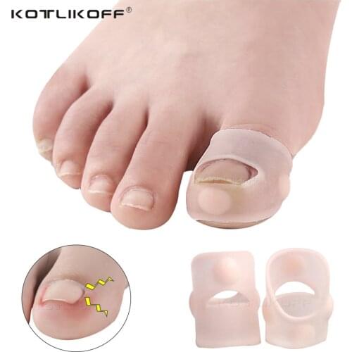 KOTLIKOFF Silicone Ingrown Toenail Correction Pads Tool Invisible Ingrown Toe Nail Treatment Elastic Straightening Clip Brace