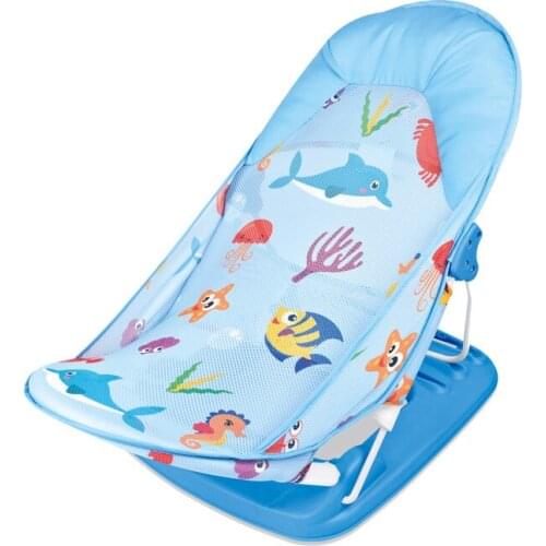 Bath chair with pillow, foldable bath net bath chair, newborn bath frame, baby bath, baby bath