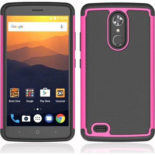 Heavy Duty 2 In 1 Hybrid Rugged Case For ZTE Max XL Hard PC TPU Rubber Impact Protective 6" Cover For ZTE Max XL N9560 Z986