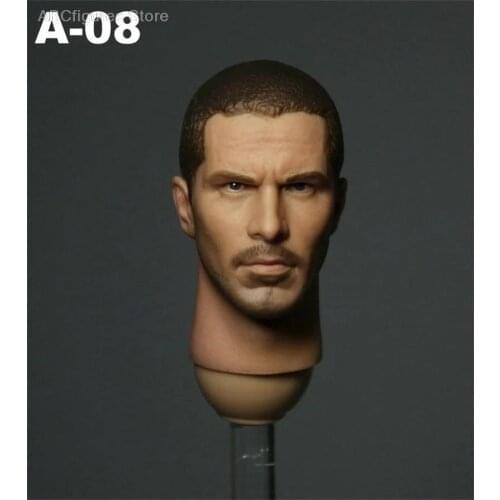 In Stock 1/6 Male Head Sculpt John Connor Head Carving Model Fit 12'' Action Figure Body Doll