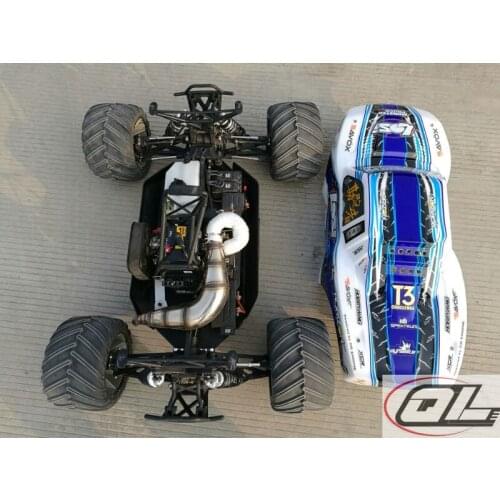 High-performance stainless steel booming power lift exhaust pipe for 1/5 LOSI 1/5 MTXL