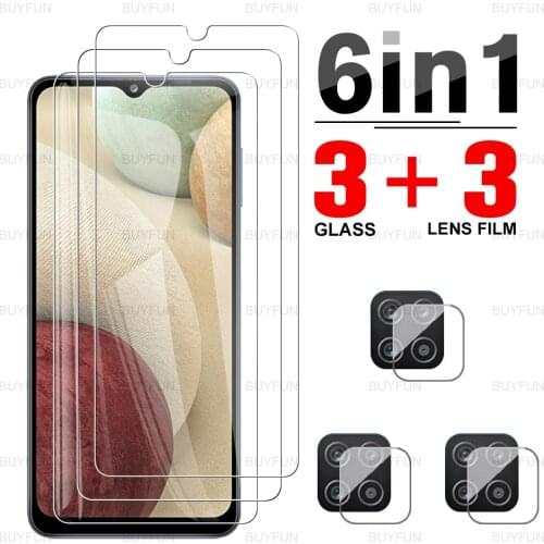 HD Tempered Glass For Samsung a12 m12 a11 a21 a02 a02s Screen Protector On For Galaxy galaxi a12 a 12 6.5 inch Camera Lens Film