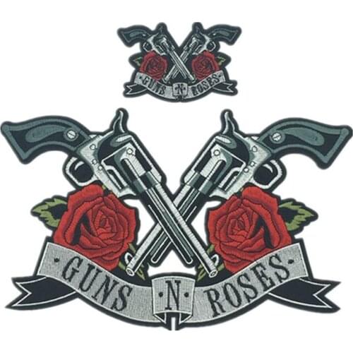 Rose Embroidery Cloth Iron Patches Large And Small Mens And Womens Health Clothes Back Decorative Pepair stickers