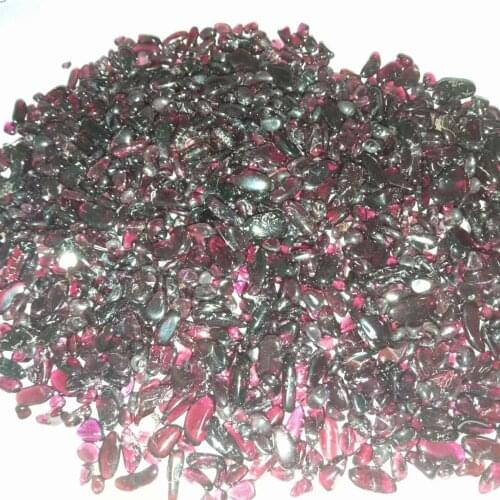 100g natural claret garnet quartz crystal rough polished gravel specimen gem tibetan