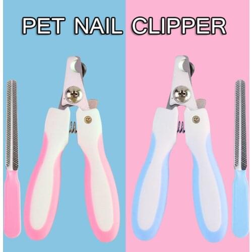2021 Pet Nail Cutter Strimmer Claw Puppy Kitty Pet Scissor Toe Clipper Grooming Cat Rabbit Toenail Paw Animal Shear Tool Trim