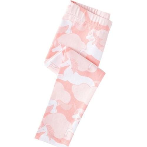 Funnygame Baby Unicorns Pencil Pants for Autumn Spring Girls Leggings Pants Fashion Kids Long Trousers Pants