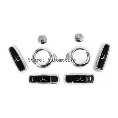 For Landrover Discovery Sport For Range Rover Sport Evoque Vogue 2016 2017 Car-Styling Seat Adjustment Button Cover Trim Parts