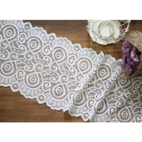 Elastic lace fabric wholesale 18cm wide DIY bottoming wrapped chest underwear bra accessories