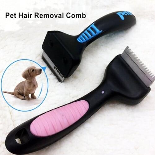 Pet Hair shedding Comb Pet Dog Cat Brush Grooming Tool Furmins Hair Removal Comb For Dogs Cats