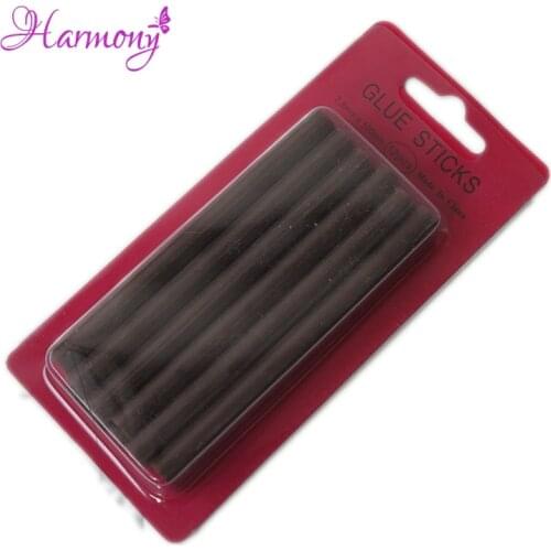 1pack 12 pieces 0.78*10 cm brown color Keratin Glue Sticks For Hair Extensions