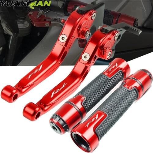 Motorcycle Aluminum Adjustable Brake Clutch Lever handle grips set For Yamaha FZ1/Fazer FZ1 Fazer 2006 2007 2008 2009 2010-2015