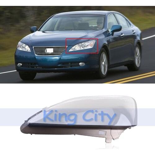 CAPQX For Lexus ES240 ES350 2006-2008 Bright Clear Front Headlamp Headlight Lamp Cover Waterproof Lamp Shade Lampcover Shell Cap