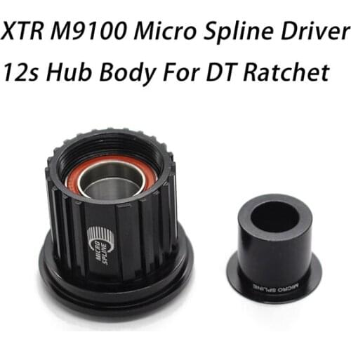 Micro Spline 12s Hub Body M9100 12 Speed Cassette Driver for 180 190 240 350 Hub Use for 12v k7 Compatible DT Ratchet