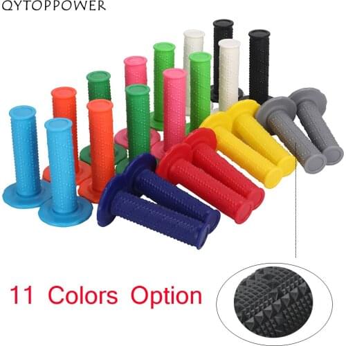 NEW 7/8" 22mm Rubber Handlebar Grip Handle Bar Grips For CRF YZF WRF KXF KLX RMZ Pit Dirt Bike Motocross Motorcycle Enduro