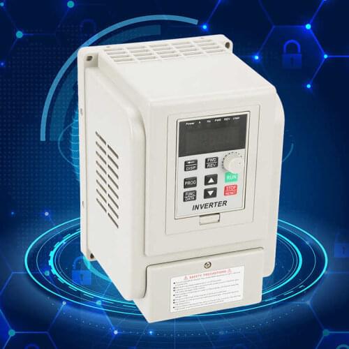 220V Single-phase Variable Frequency Drive VFD Speed Controller for 3-phase 4kW AC Motor New