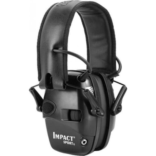 Wholesale 2PCS Electronic Shooting Earmuff Outdoor Sports Anti-noise Headset Impact Sound Amplification Protective Headset