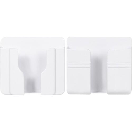 Charger Rack Shelf Wall Mounted Mobile Phone Charging Holder Bracket Adhesive 94PF