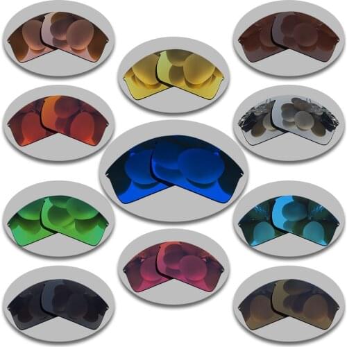 Polarized Replacement Lense For-Oakley Wiretap Sunglasses Frame True Color Mirrored Coating - Options
