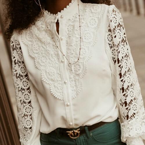 QINJOYER Lace Blouses