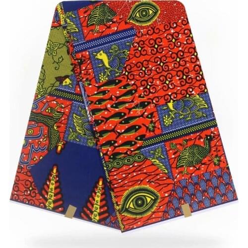 Sewing Material For Clothing Real Soft Nigerian Style Ankara Style Wax Printed For Fabric 100%Best Quality By The Yards V-L 5-65