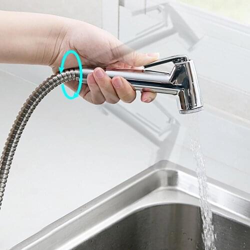 1.5M Stainless Steel Faucet Extender Universal Kitchen Faucet Mouth Extension Shower Nozzle Bathroom Accessories