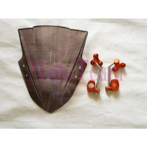 New motorbike Windscreen For Ducati Monster 696 795 796 1100S 1200 S 1100 EVO Diesel 821 Dark/Stripe Street Bikes Handlebars