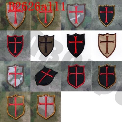 Embroidered Patch DEVGRU Seal Team Cross Golden Team Military Tactical Morale