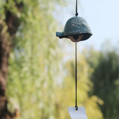 Japanese Style FUGU Furin Wind Chime Bell Nanbu Cast Iron IWACHU
