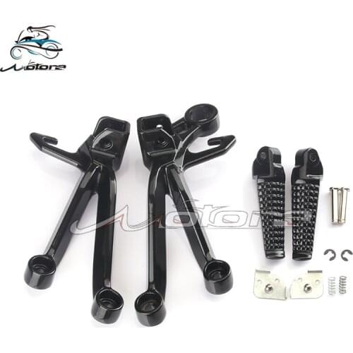 Rear Footpegs Foot Pegs Footrest Pedals Bracket For GSXR1000 GSX1000R GSX-R1000 K3 03 04 2003-2004