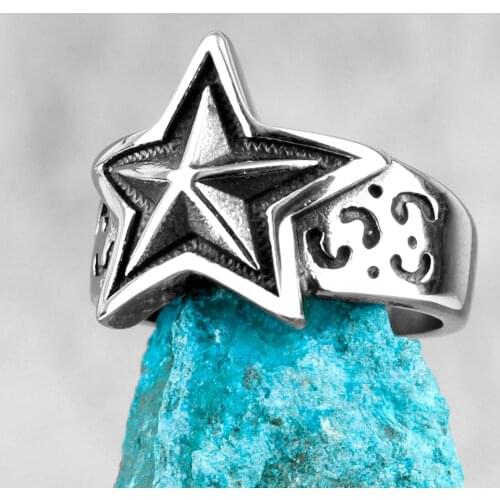 Celebrity Super Star Stainless Steel Women Men Rings Trendy for Girl Boyfriend Lovers Couple Jewelry Creativity Gift Wholesale