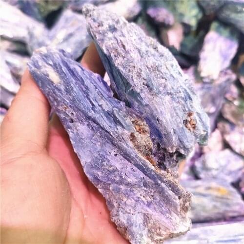 1pcs Dropshipping natural blue quartz crystals and stones kyanite rough stone