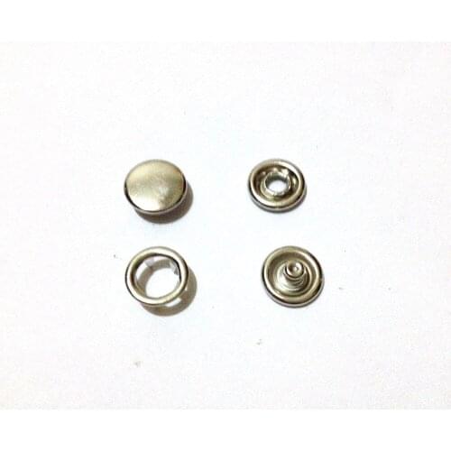 2017Time-limited Limited 100sets 10mm Decorative Buttons Scrapbooking Silver Solid Brass Cap Prong Snap Button